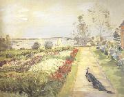 Max Slevogt Flower Garden in Neu-Cladow (nn02) oil painting picture wholesale